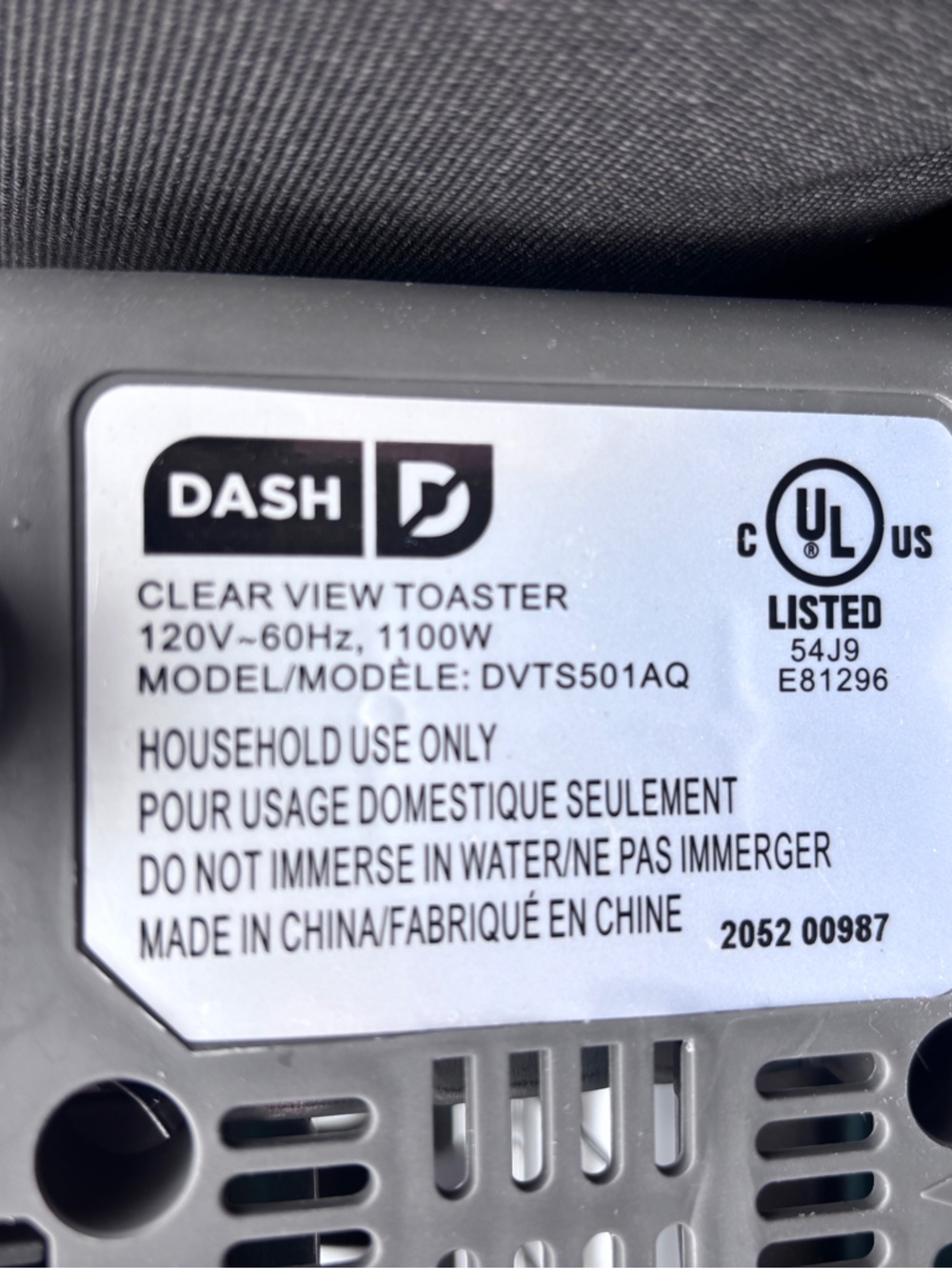 Dash aqua clear view toaster - Picture 9 of 13